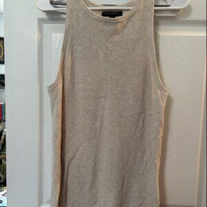 Banana Republic sleeveless cream sweater